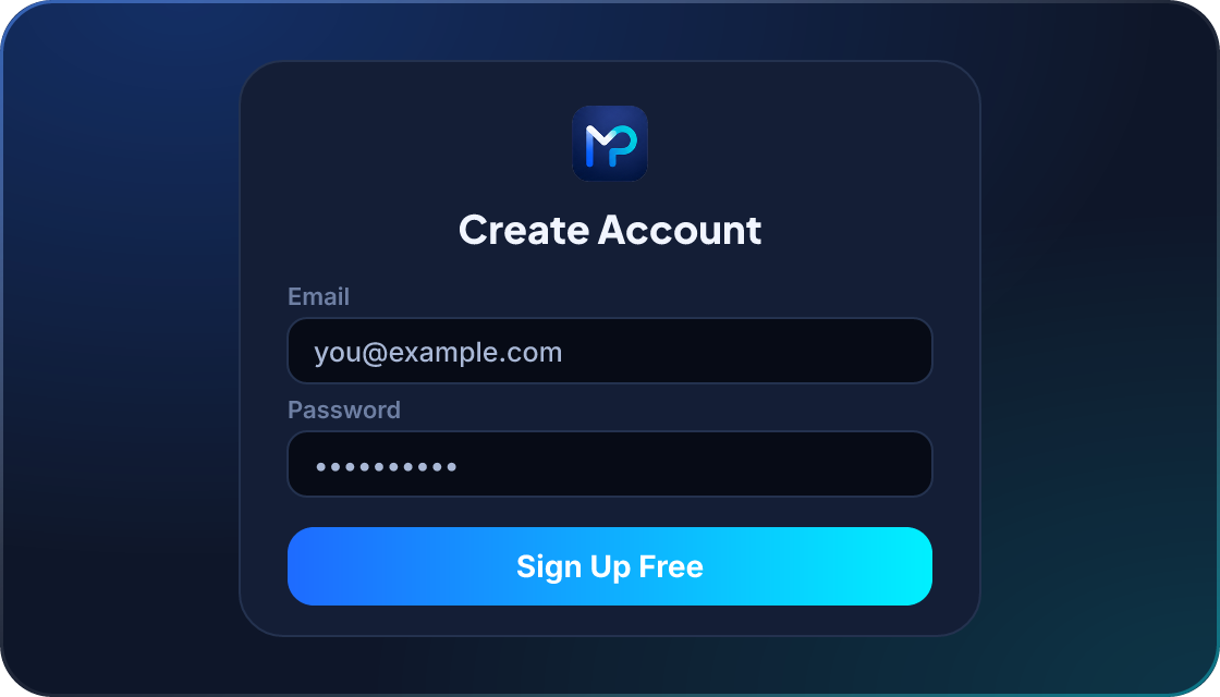 MyPeribadi sign-up form